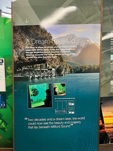 Milford Sound Underwater Observatory Diagram