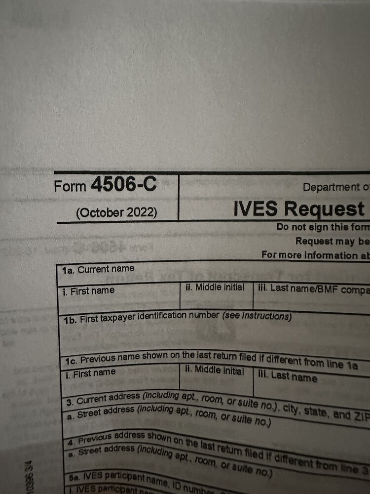 Form 4506-C 填写指南 - 玩卡 - 美卡论坛
