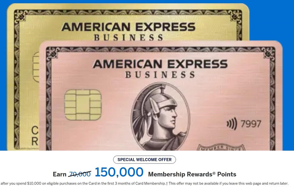 美卡指南提到Amex Biz gold隐身模式刷出150K奖励是怎么操作的 信用卡 美卡论坛