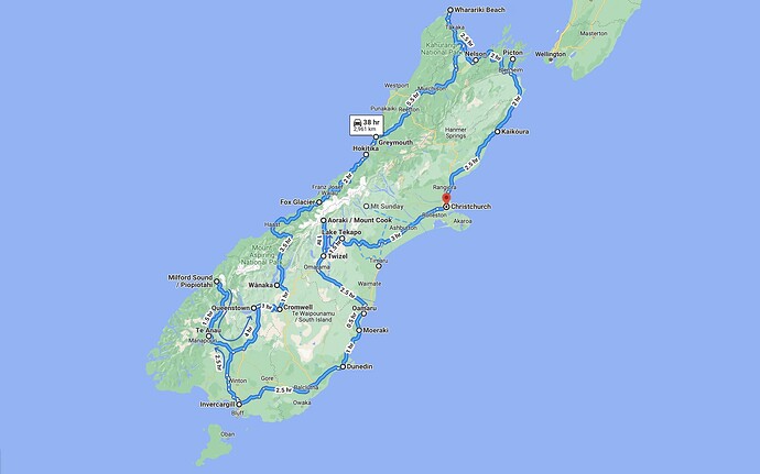 Olympics' Ideal South Island Trip