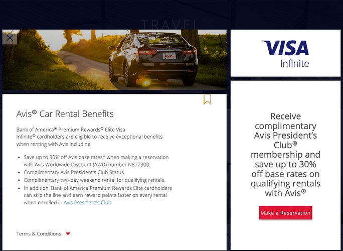 BOA premium rewards elite 怎么激活 Avis president 玩卡 美卡论坛