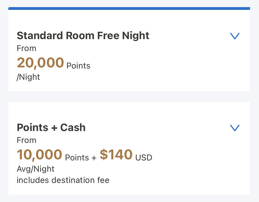 Hyattpoint cash 