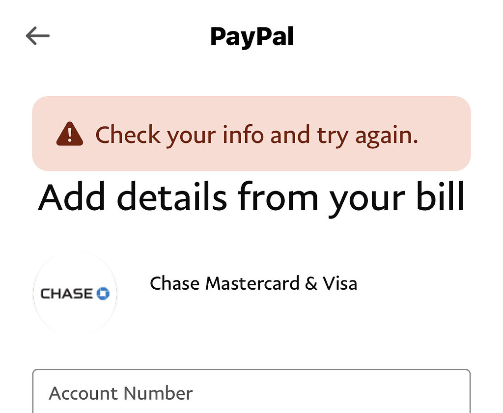 Chase没办法用PayPal billbay还钱吗？ - 信用卡- 美卡论坛