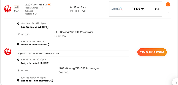 Screenshot 2024-08-05 at 07-37-28 PointsYeah - The best all-in-one points travel planning(award search) site on earth and it's free