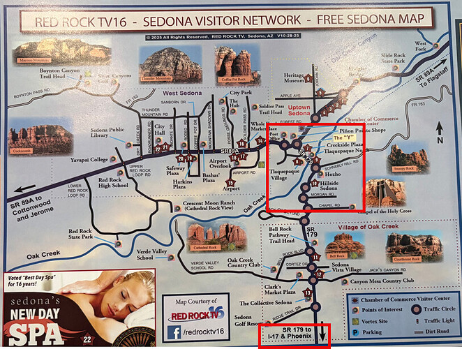 sedona map