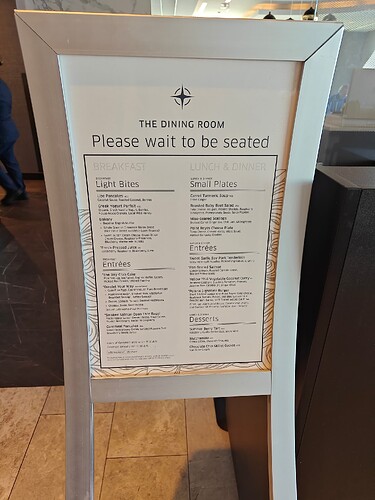 Polaris Dining Menu