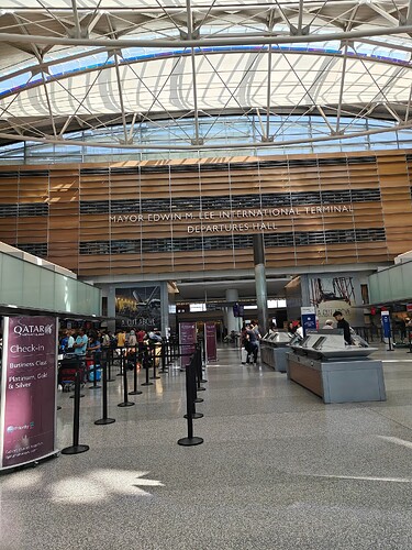 SFO Departure Hall