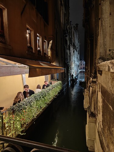 Venice Night Street View