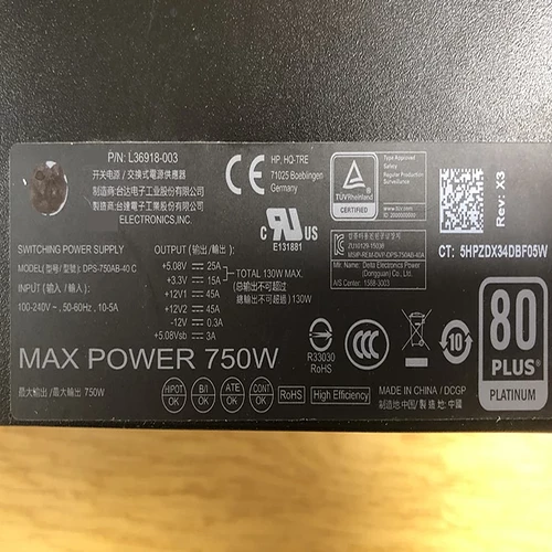 New-Original-PSU-For-HP-80plus-Platinum-750-W-Switching-Power-Supply-DPS-750-AB-40-C-L36918
