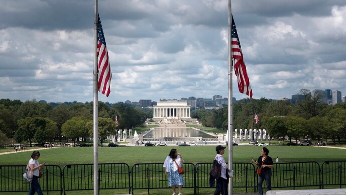 林肯紀念堂。 路透社