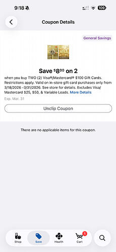 chase offer Kroger 10% up to $9 买_______倒赚 - 信用卡 - 美卡论坛