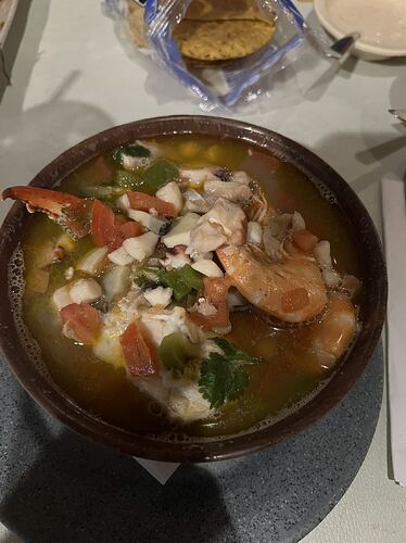 Seafood soup