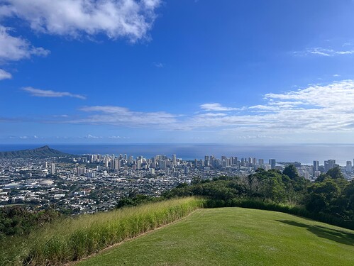 远眺honolulu