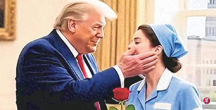 近期成功俘获美国中年女性观众的，包括《特朗普爱上在白宫当保洁的我》。 （取自网络）