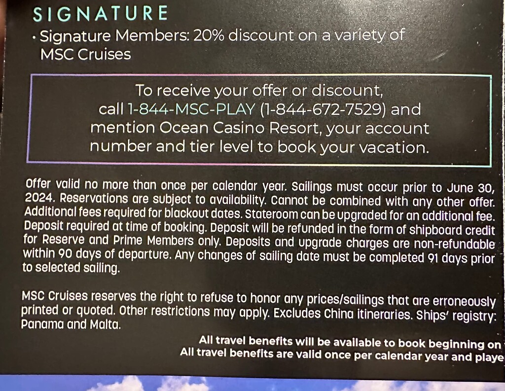 大西洋城Tier Match薅羊毛一日行程+ 免费邮轮DP - 旅行- 美卡论坛