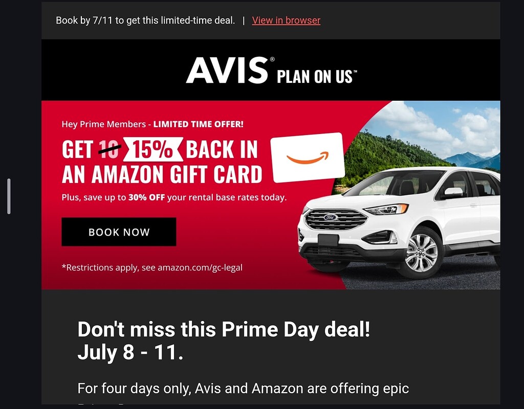 Avis amazon prime 15 cb 
