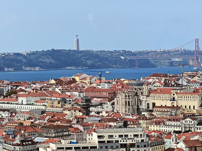 View of Santa Justa Elevator & Baixa