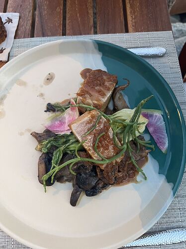主菜bluefin tuna