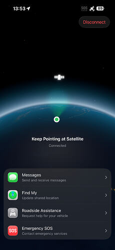 手机卫星连接建立