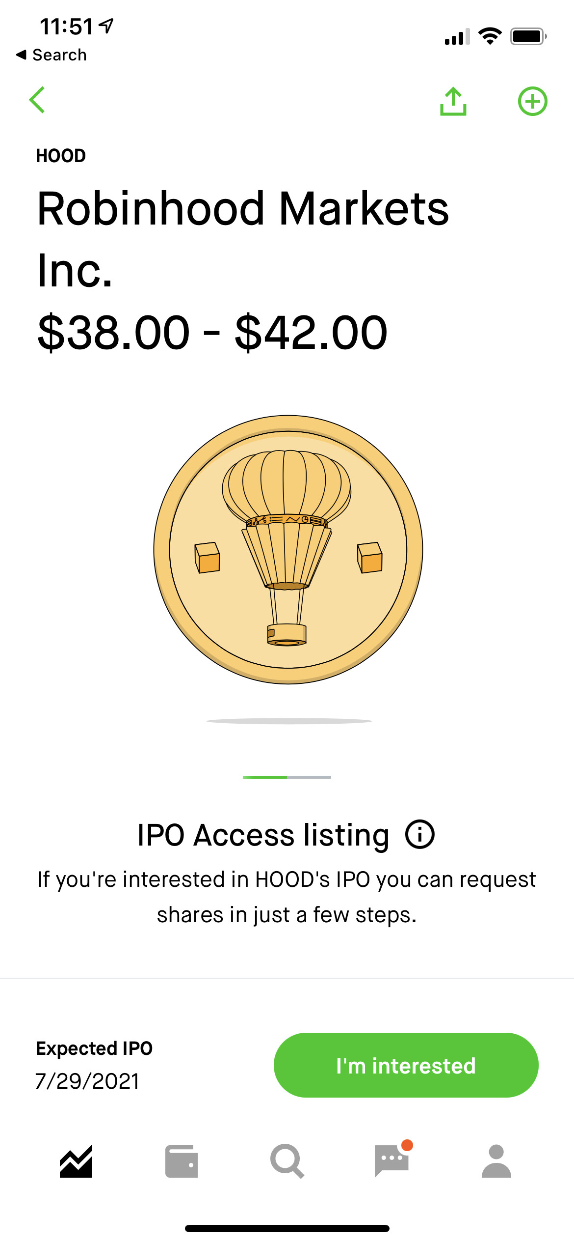 Robinhood可以打Robinhood了(HOOD) - 股市投资- 美卡论坛