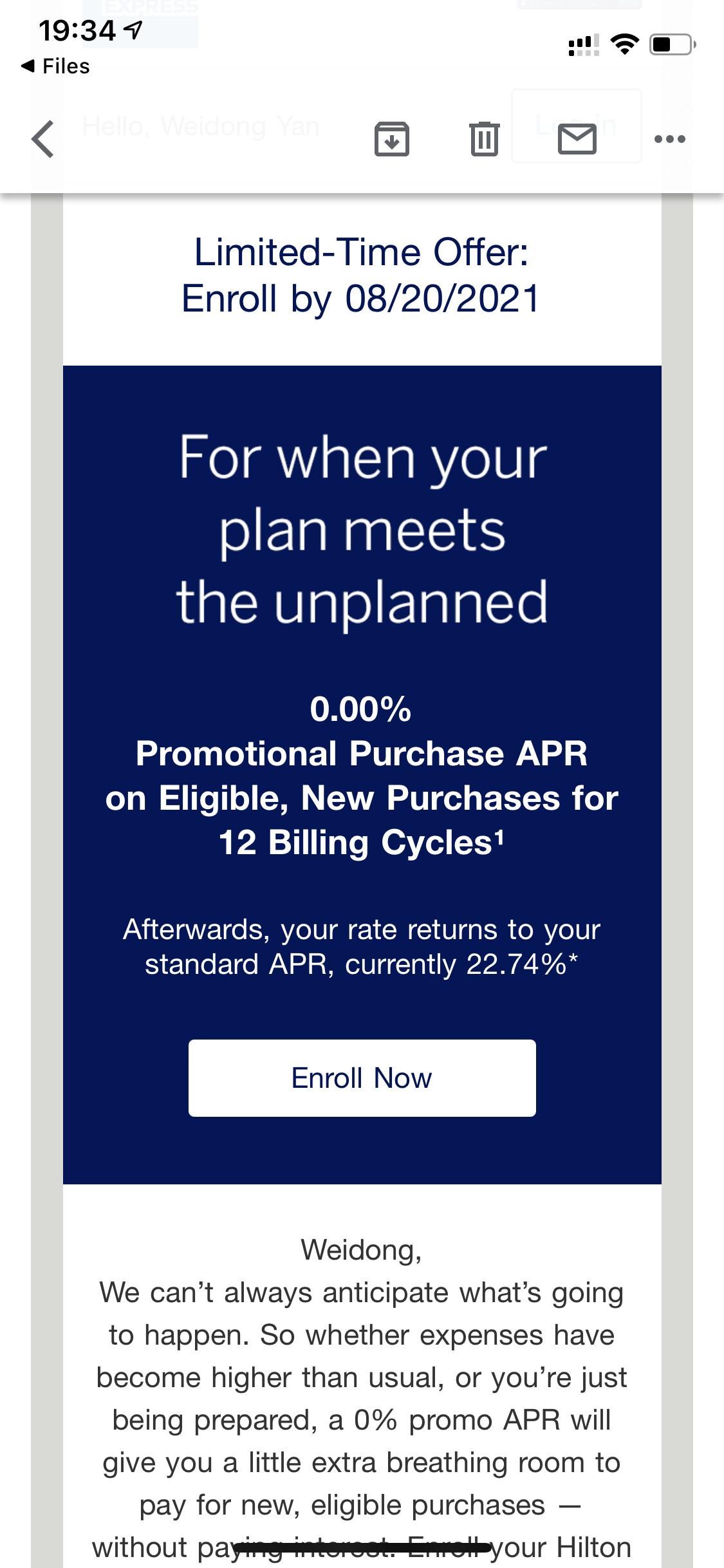 0 APR的意思是我一年都可以不用还款吗？ - 信用卡- 美卡论坛