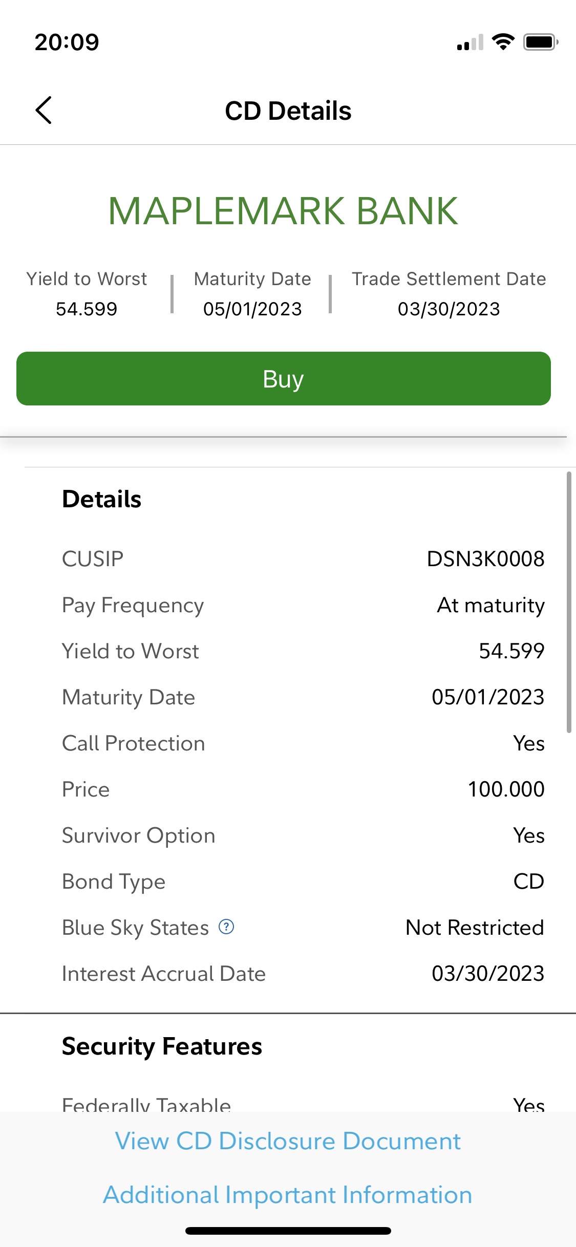 Fidelity年化利率54.6%的CD - 理财- 美卡论坛