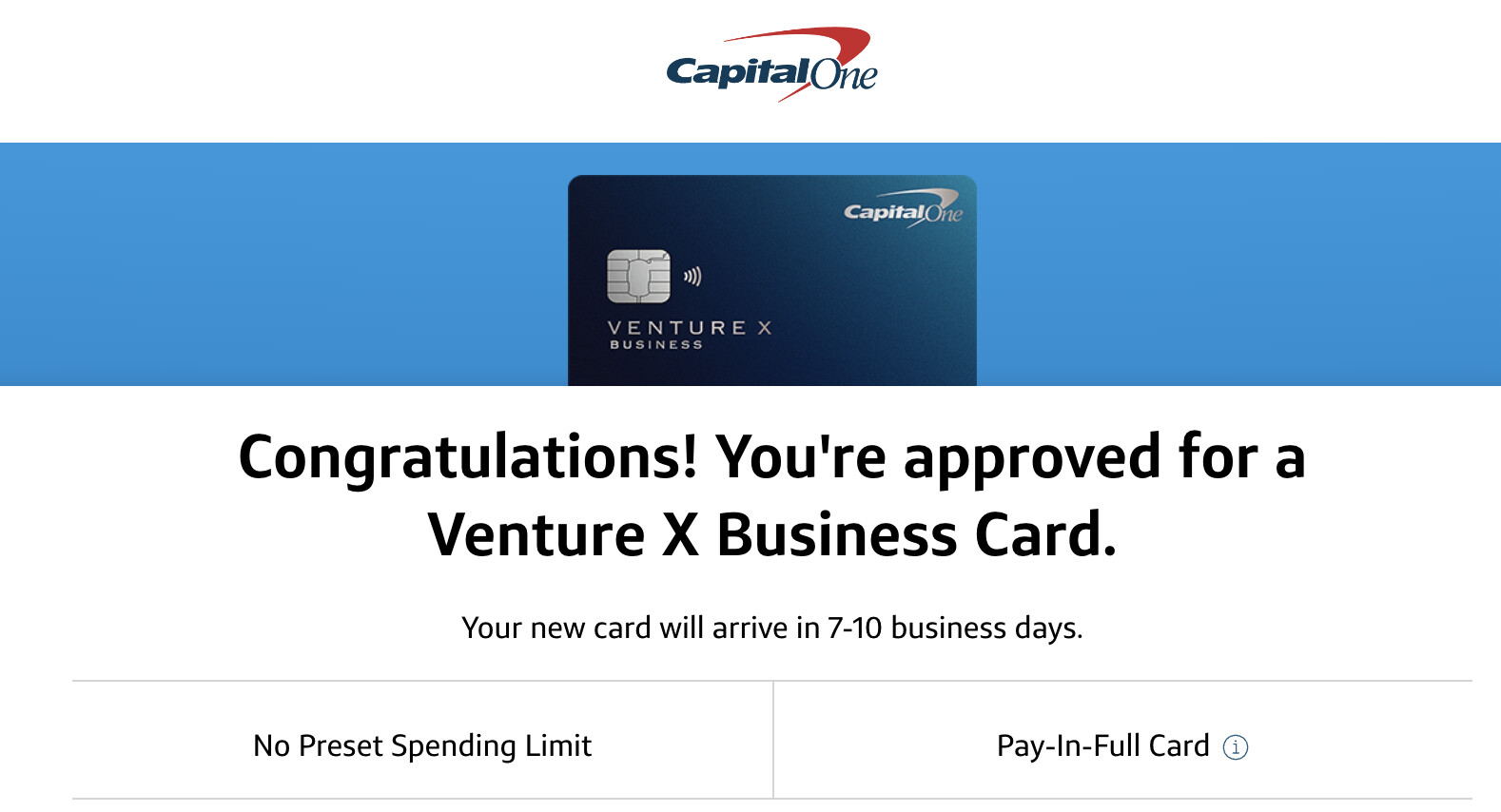 拿到C1 Venture X Business - 信用卡- 美卡论坛