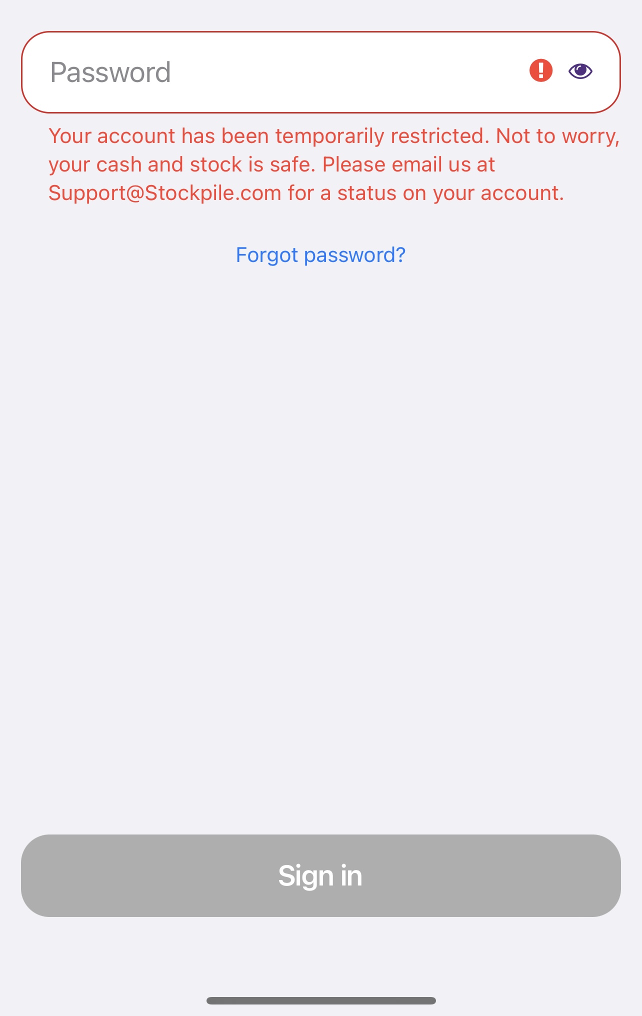 Stockpile 账户被锁- 玩卡- 美卡论坛