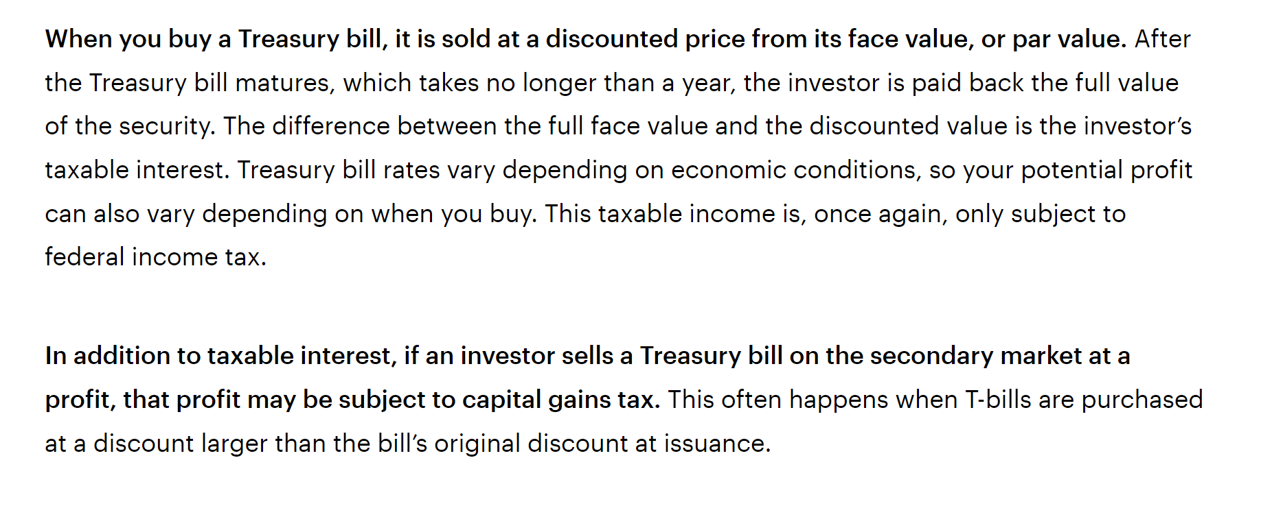 t-bill 应该拿capital gain还是利息？ - 第2 页- 理财- 美卡论坛