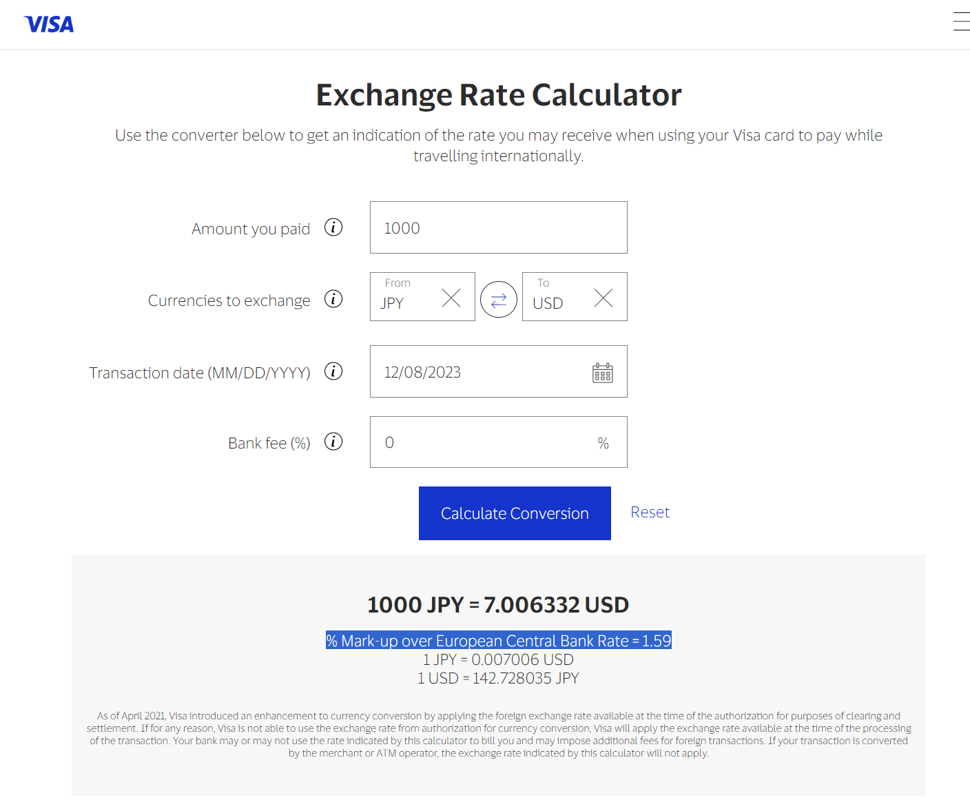 感觉被坑了，Visa 除了FTF 和DCC 还有第三种货币转换手续费？ - 信用卡- 美卡论坛
