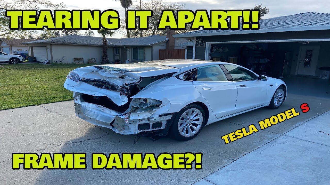Rebuilding a CHEAP Wrecked TESLA model S from COPART ( Salvage Tesla 100D )