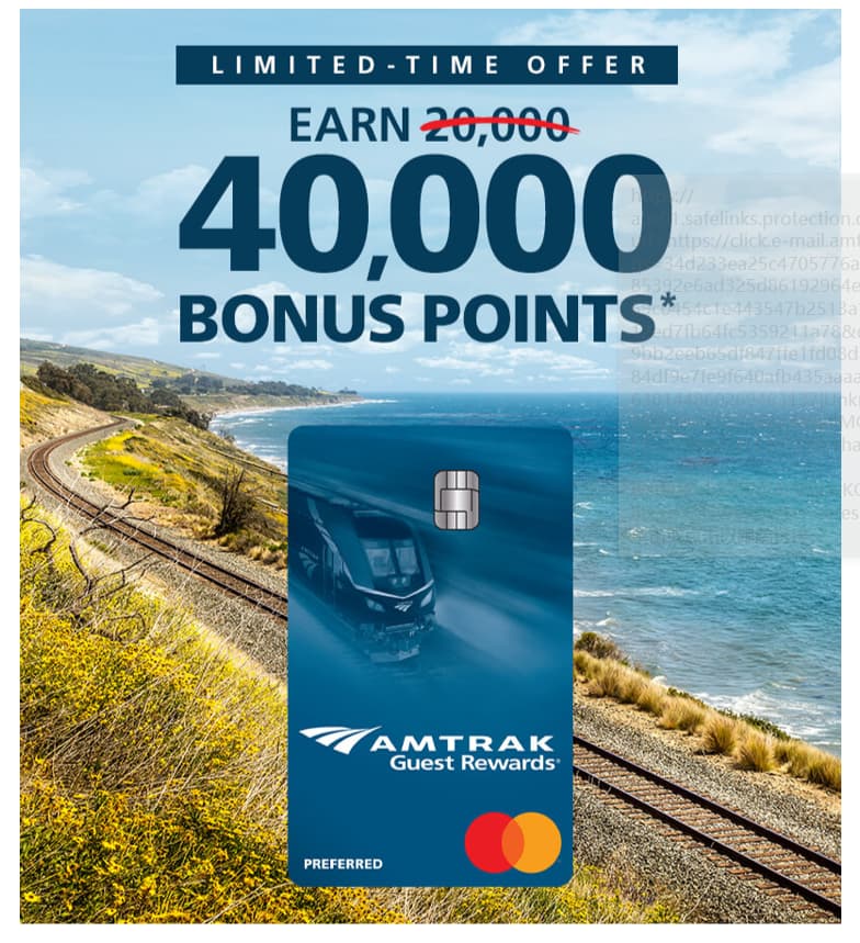 FNBO Amtrak 40k target开卡奖励 信用卡 美卡论坛