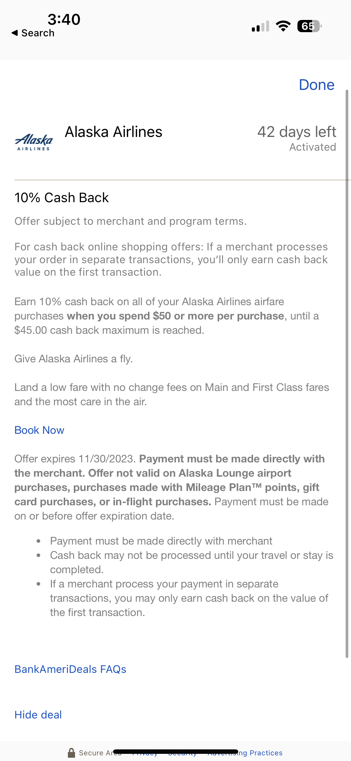 BOA ALASKA Offer boa-alaska-offer