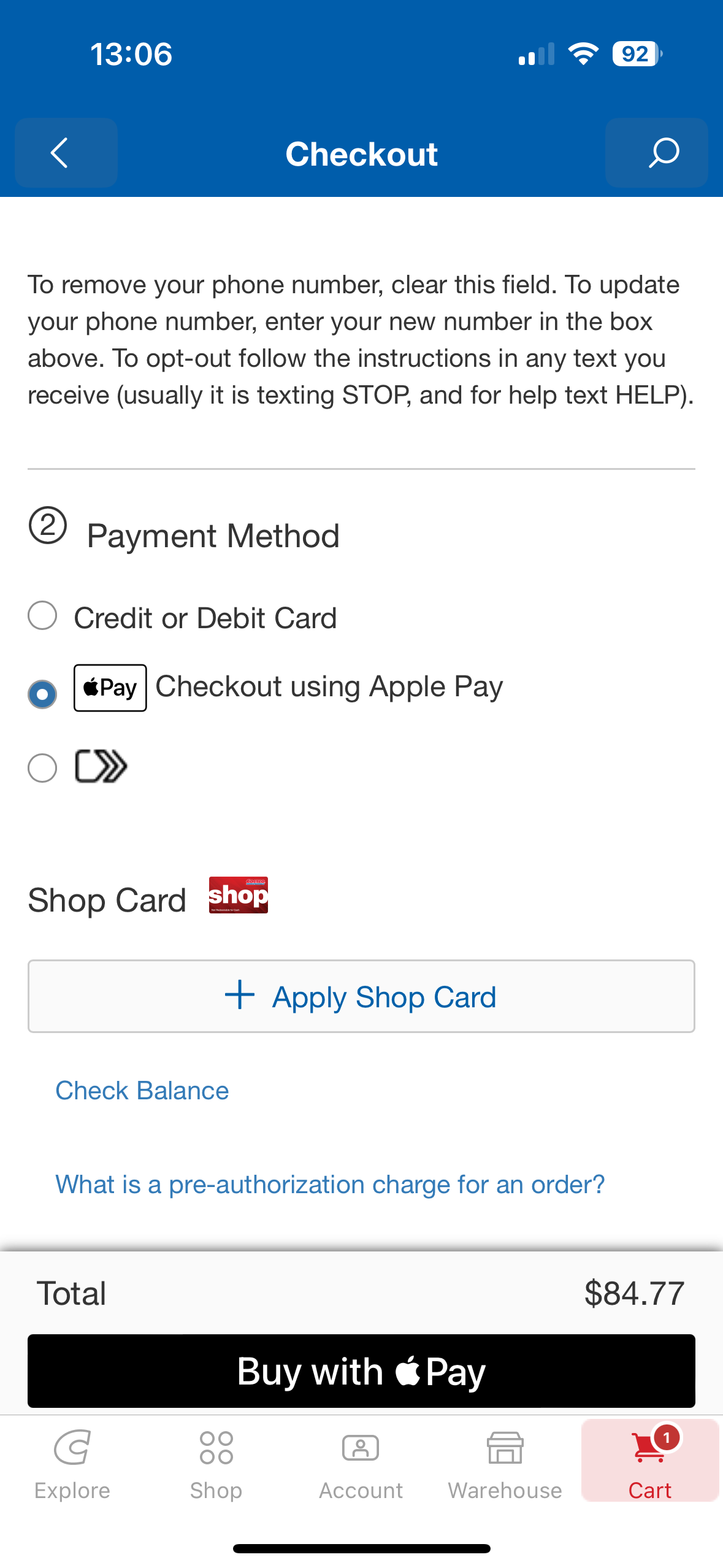 Costco online 也可以apple pay了！ 玩卡 美卡论坛