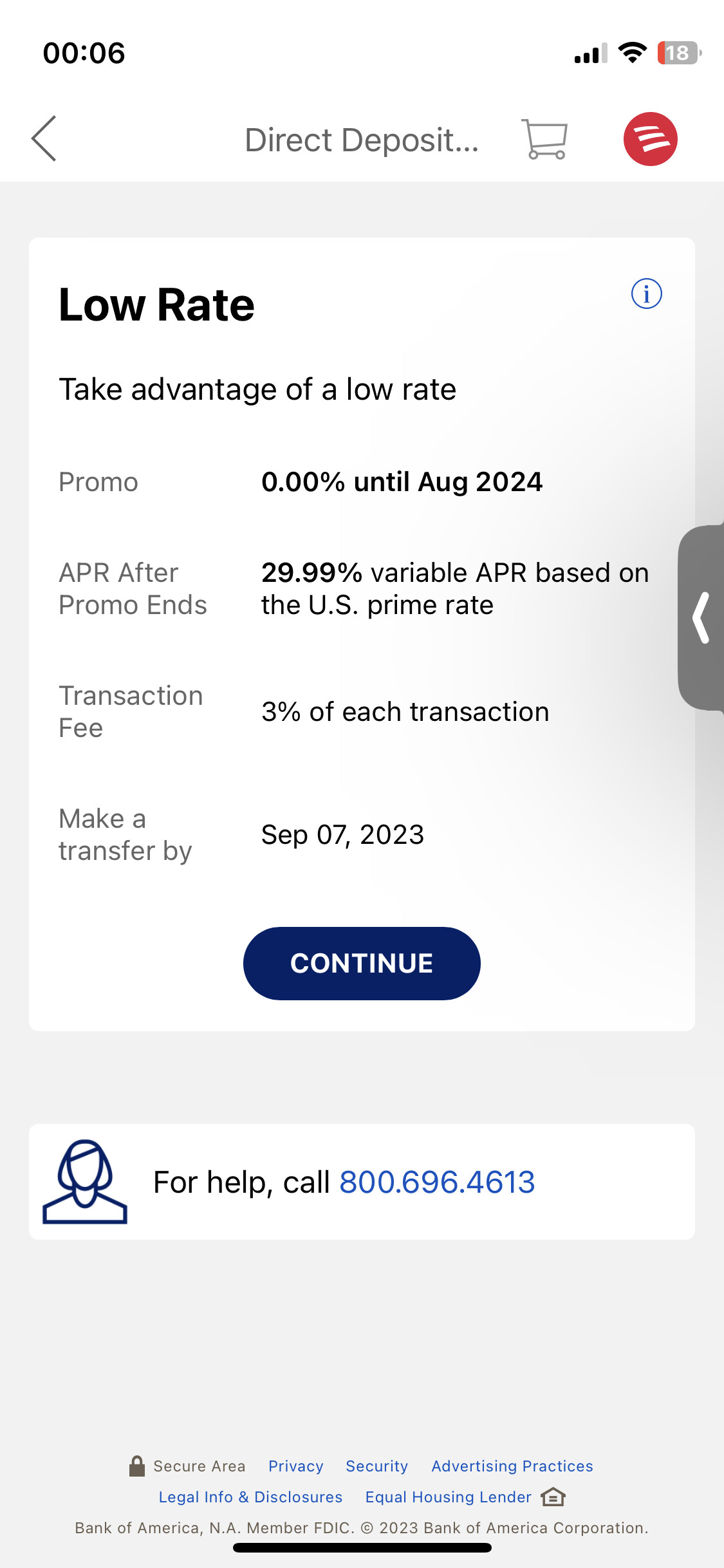 求问boa direct deposit cash advance offer相关问题- 玩卡- 美卡论坛