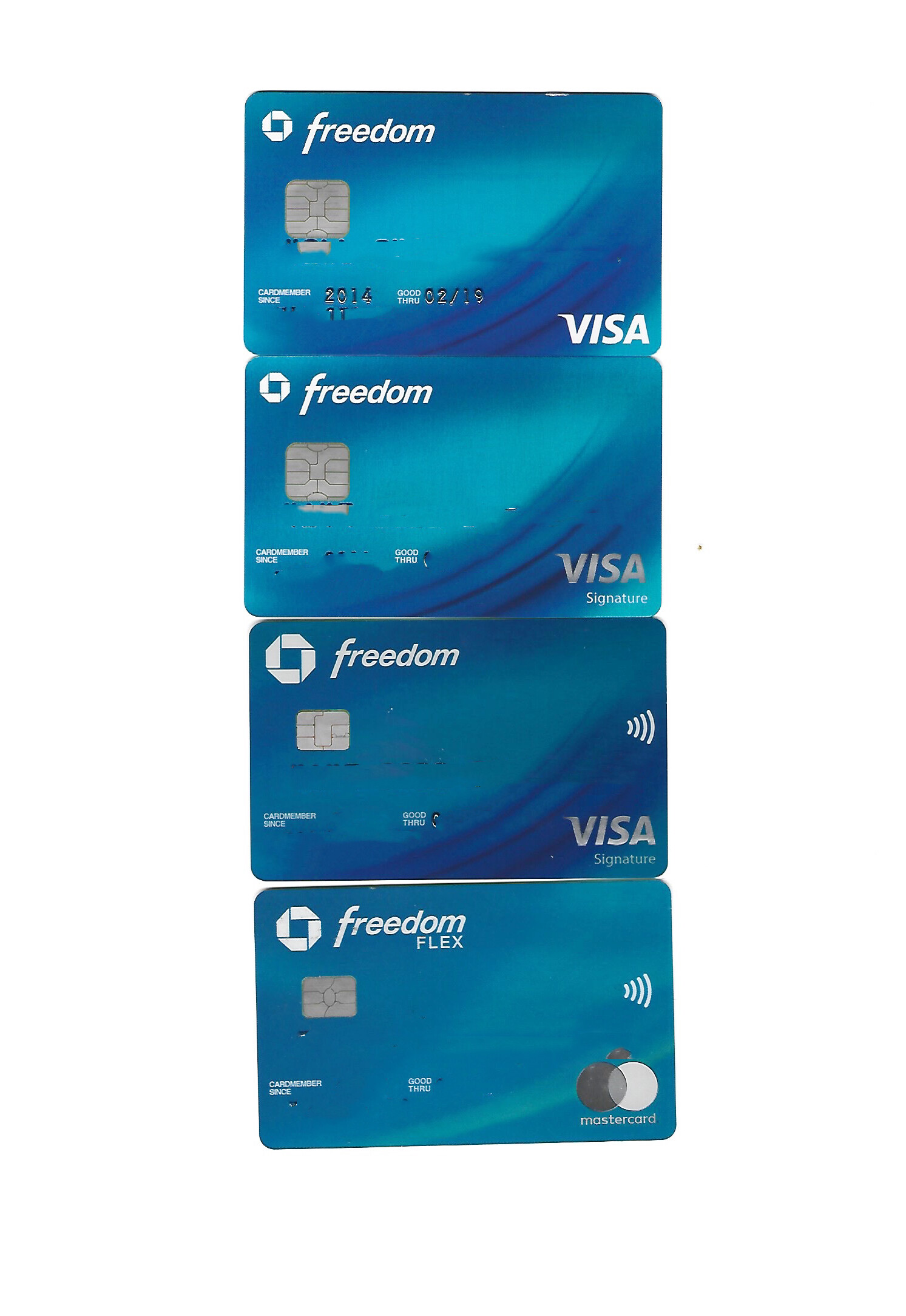 这些年来收集的实体卡- 信用卡- 美卡论坛