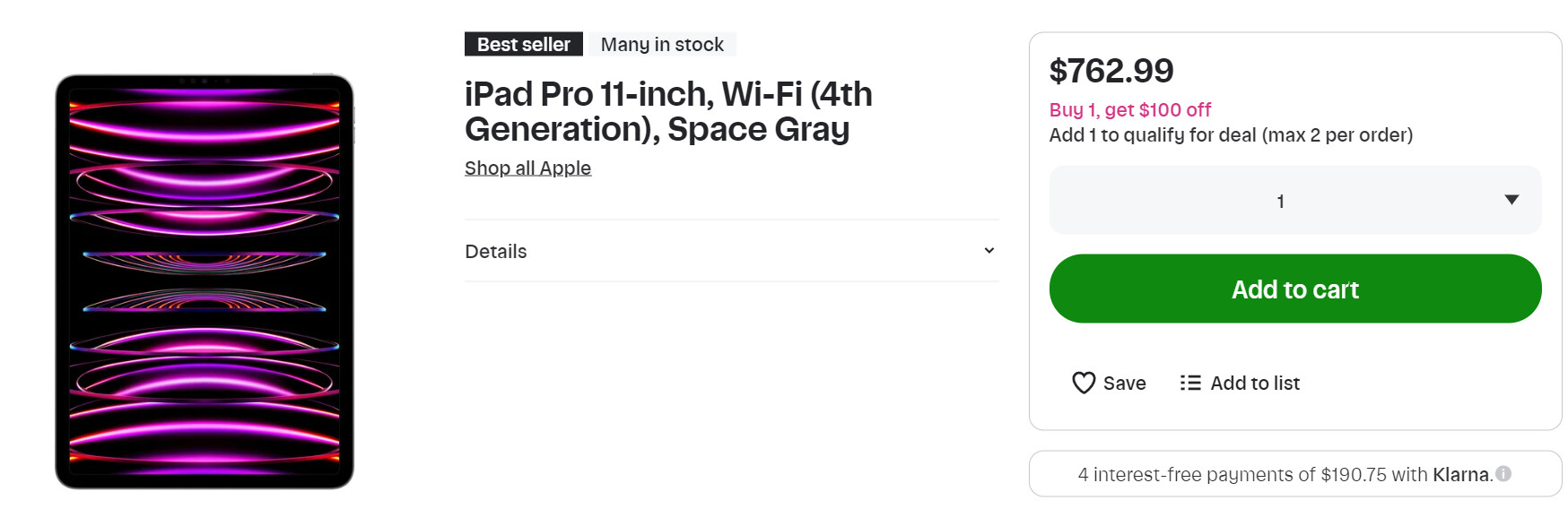 Costco IPad Pro 11 M2 650 costco-ipad-pro-11-m2-650