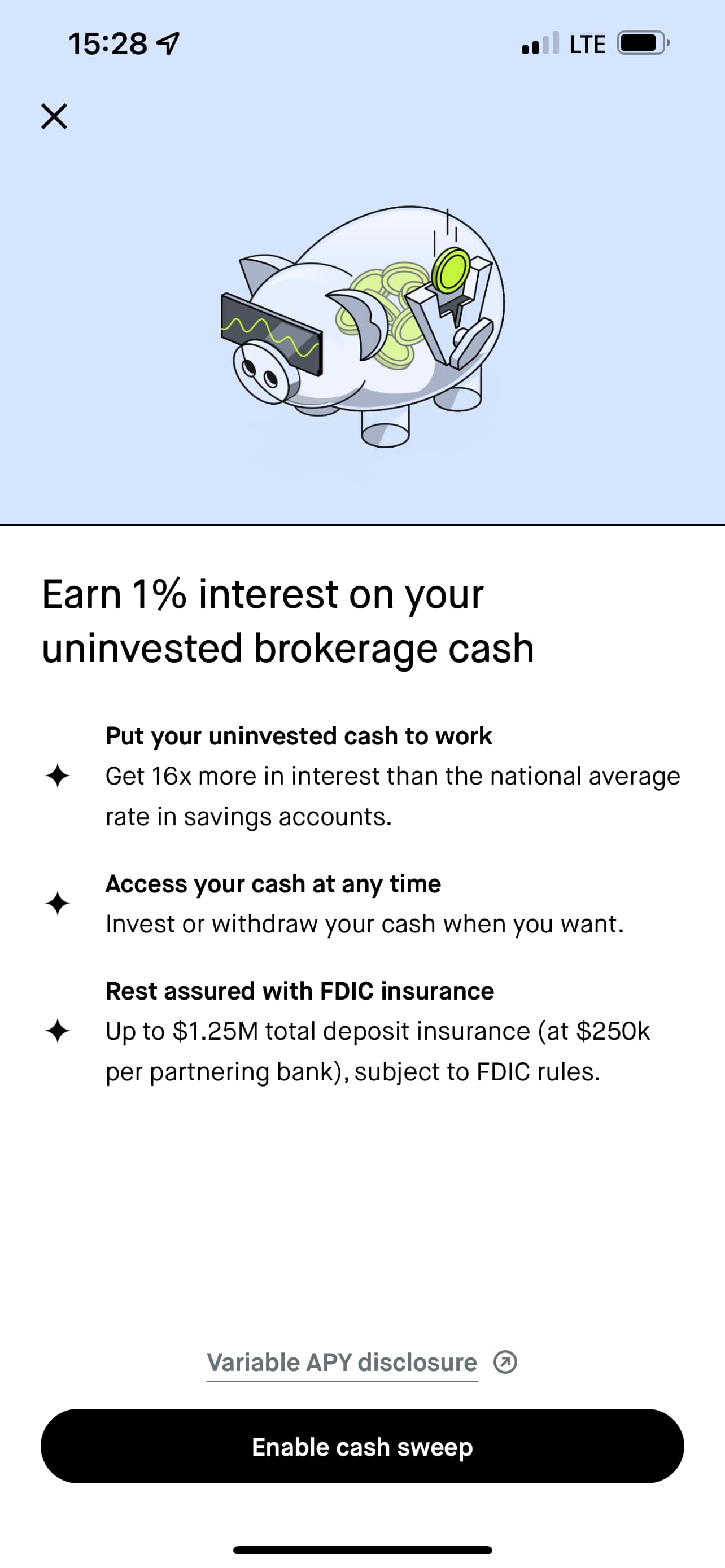 Robinhood brokerage cash sweep讨论- 理财- 美卡论坛