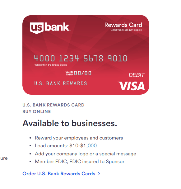 USBank GIFT CARD $1000 FEE 2.95 - 玩卡 - 美卡论坛