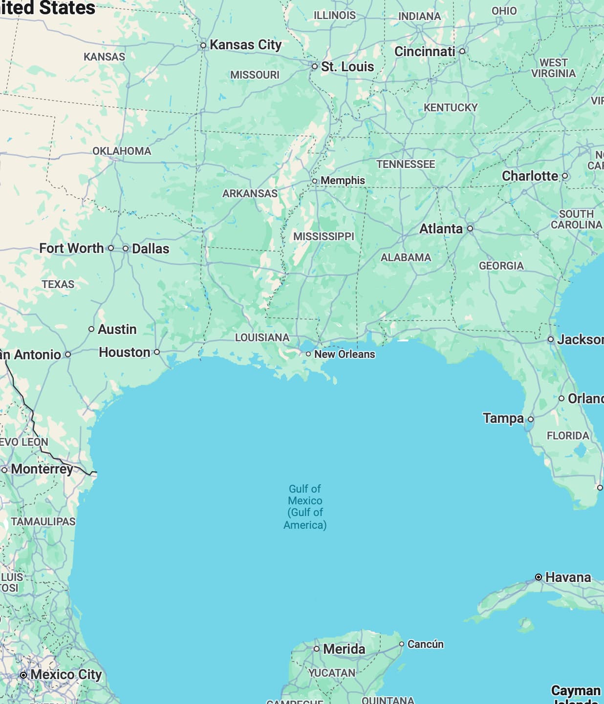 google maps里墨西哥湾被改成美国湾了- 第2 页- 社会新闻- 美卡论坛