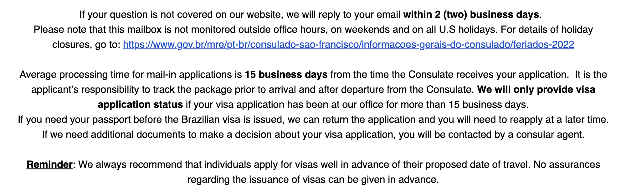 巴西签证有效期（美国申请） - 法律- 美卡论坛