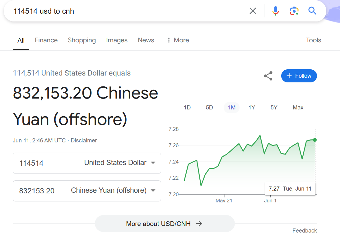 水贴】Google搜索汇率人民币竟然被特别对待了- 第2 页- 理财- 美卡论坛