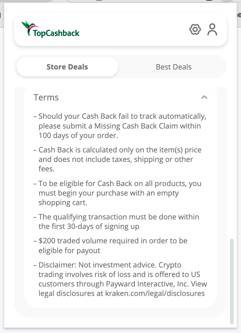 kraren的topcashback 202 usd是需要交易200 USD吗- 美卡论坛