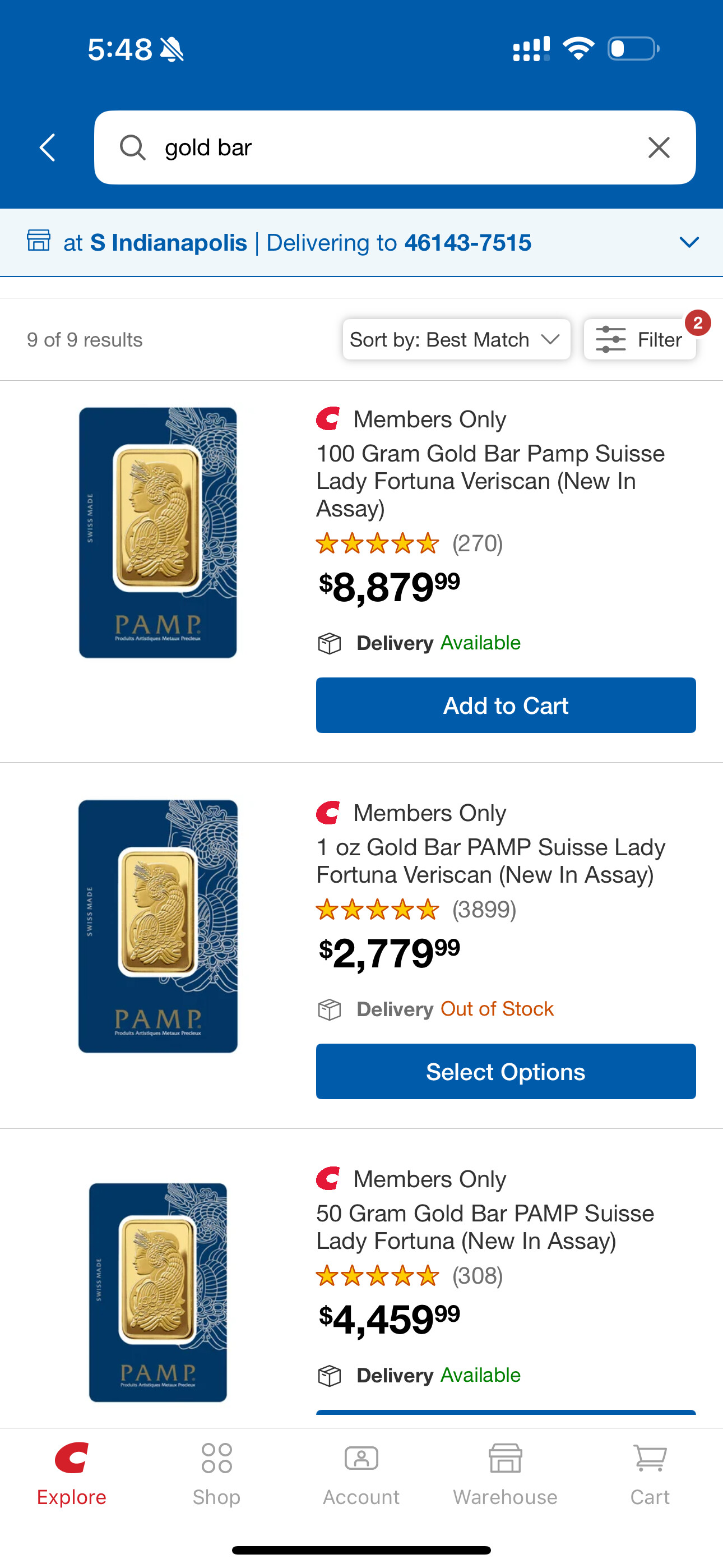 2/2/25更新）靠COSTCO买金条刷出EP - 玩卡- 美卡论坛