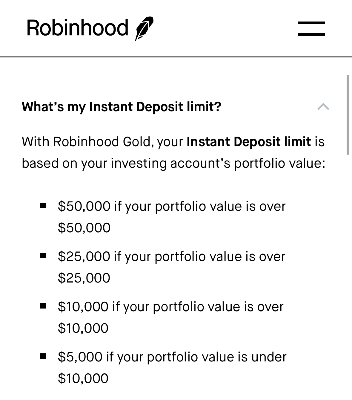 Robinhood 开Gold 转入$2000给$125 - 第2 页- 银行账户- 美卡论坛