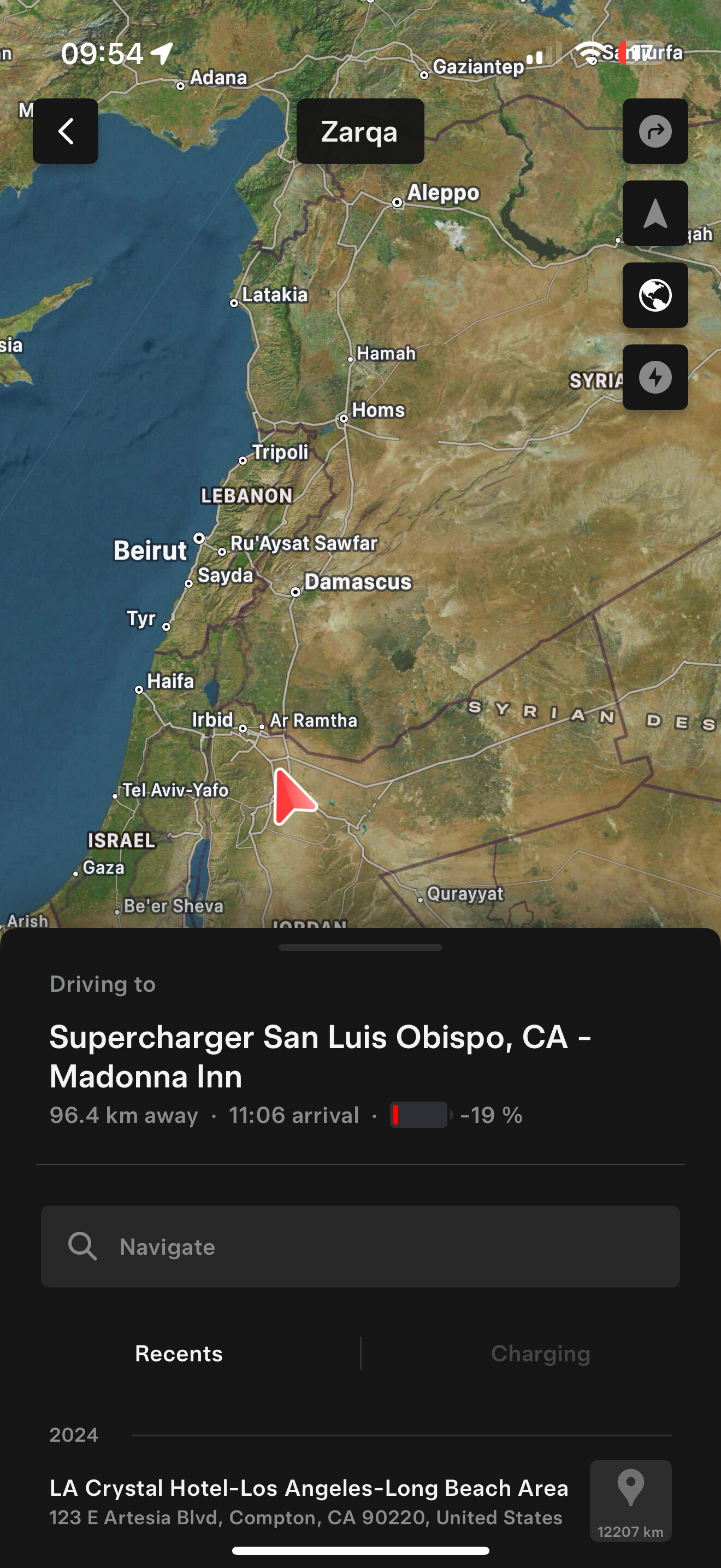 全损的特斯拉被卖到约旦了，特斯拉APP还能查到车主定位导航信息- 汽车- 美卡论坛