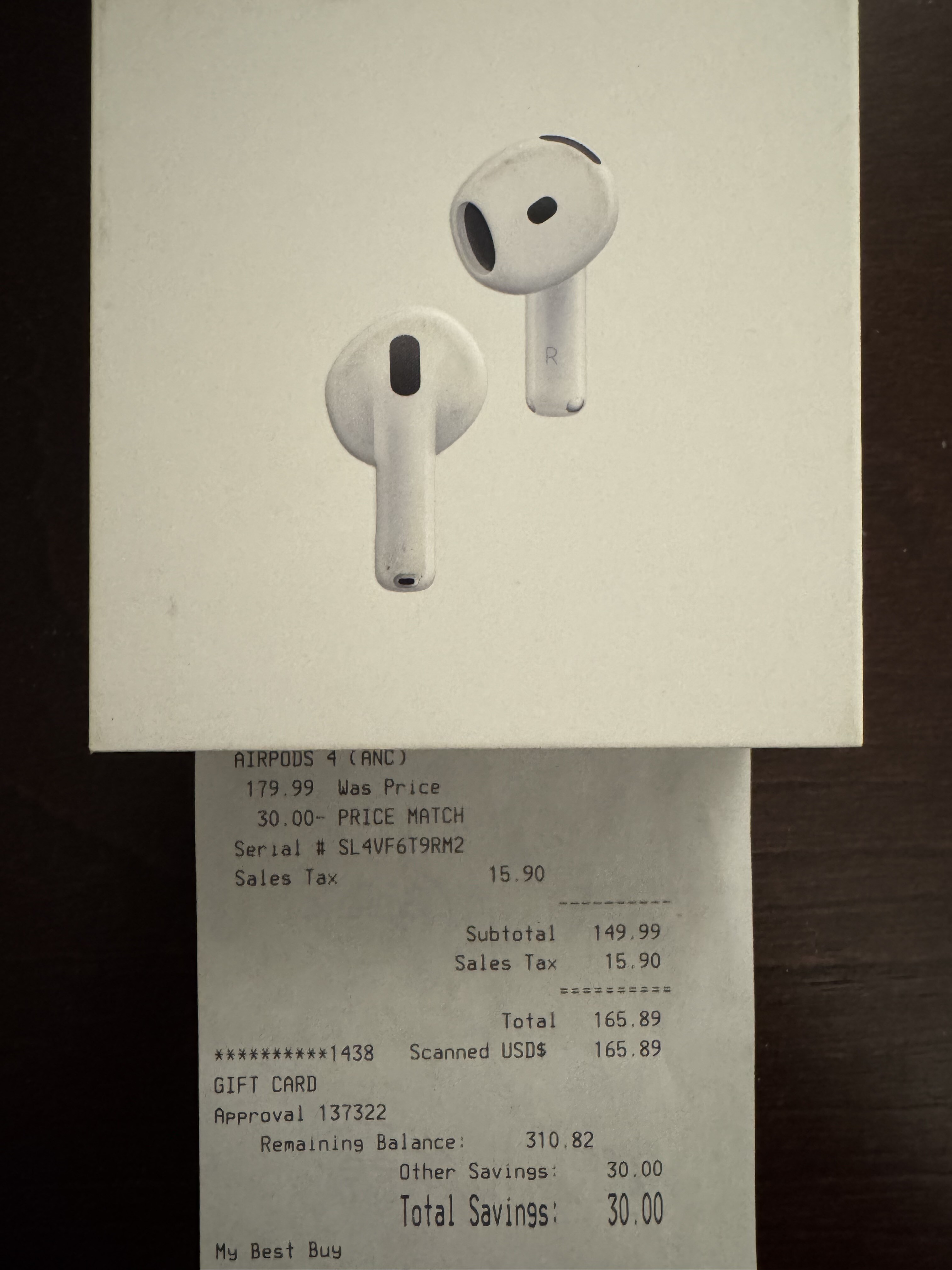 Airpods 4 ANC $149.99 Best Buy PM成功- 购物折扣- 美卡论坛
