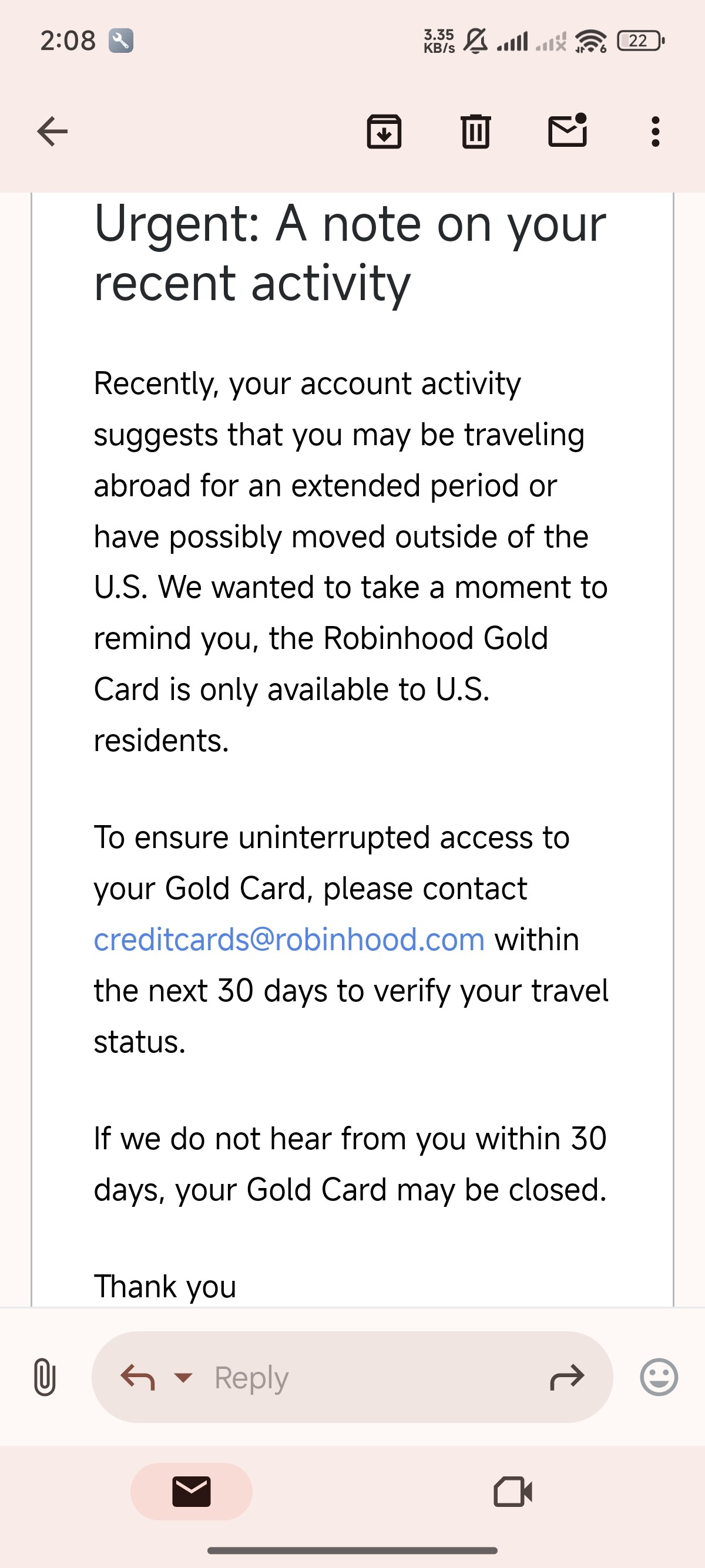 Robinhood Gold问题贴- 信用卡- 美卡论坛