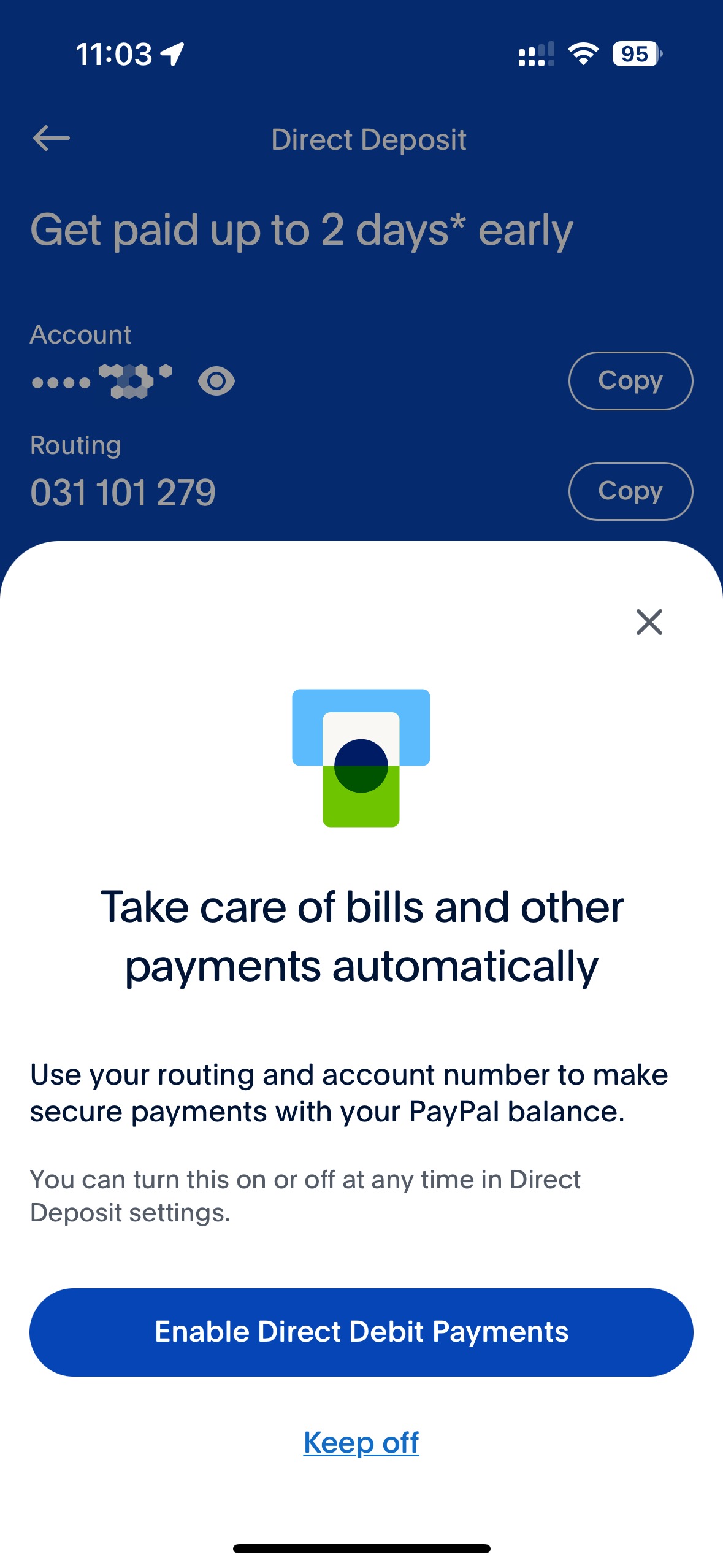 PayPal 的Direct Deposit 可以被ACH Pull 了- 银行账户- 美卡论坛