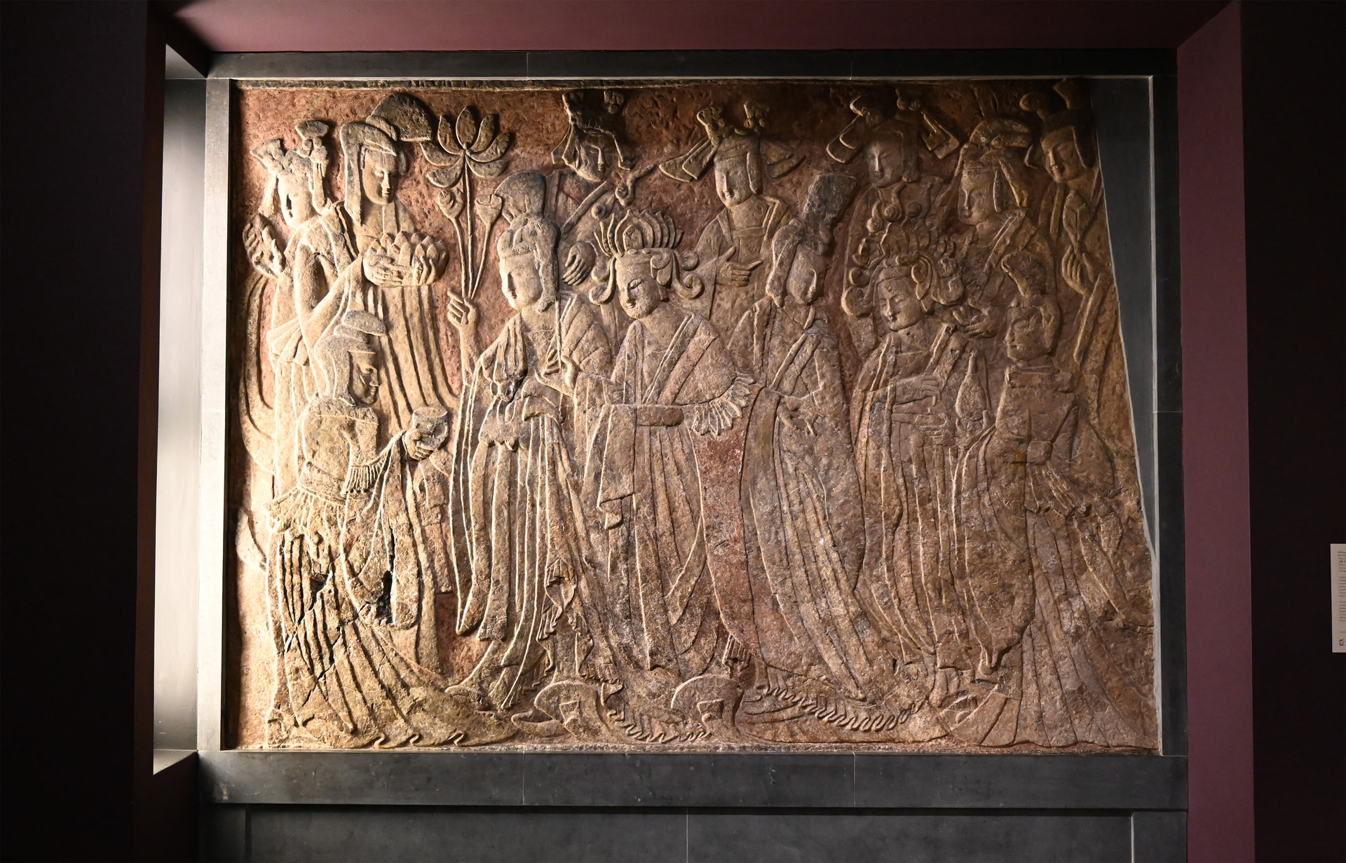 北魏】帝后礼佛图（今年前往隔壁贴的大都会博物馆和Nelson-Atkins